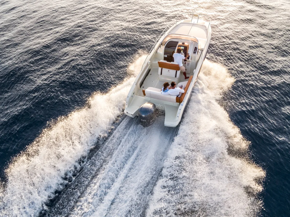 2026 Capoforte INVICTUS CAPOFORTE FX 240 new yacht for sale Port Adriano Mallorca – starboard side exterior